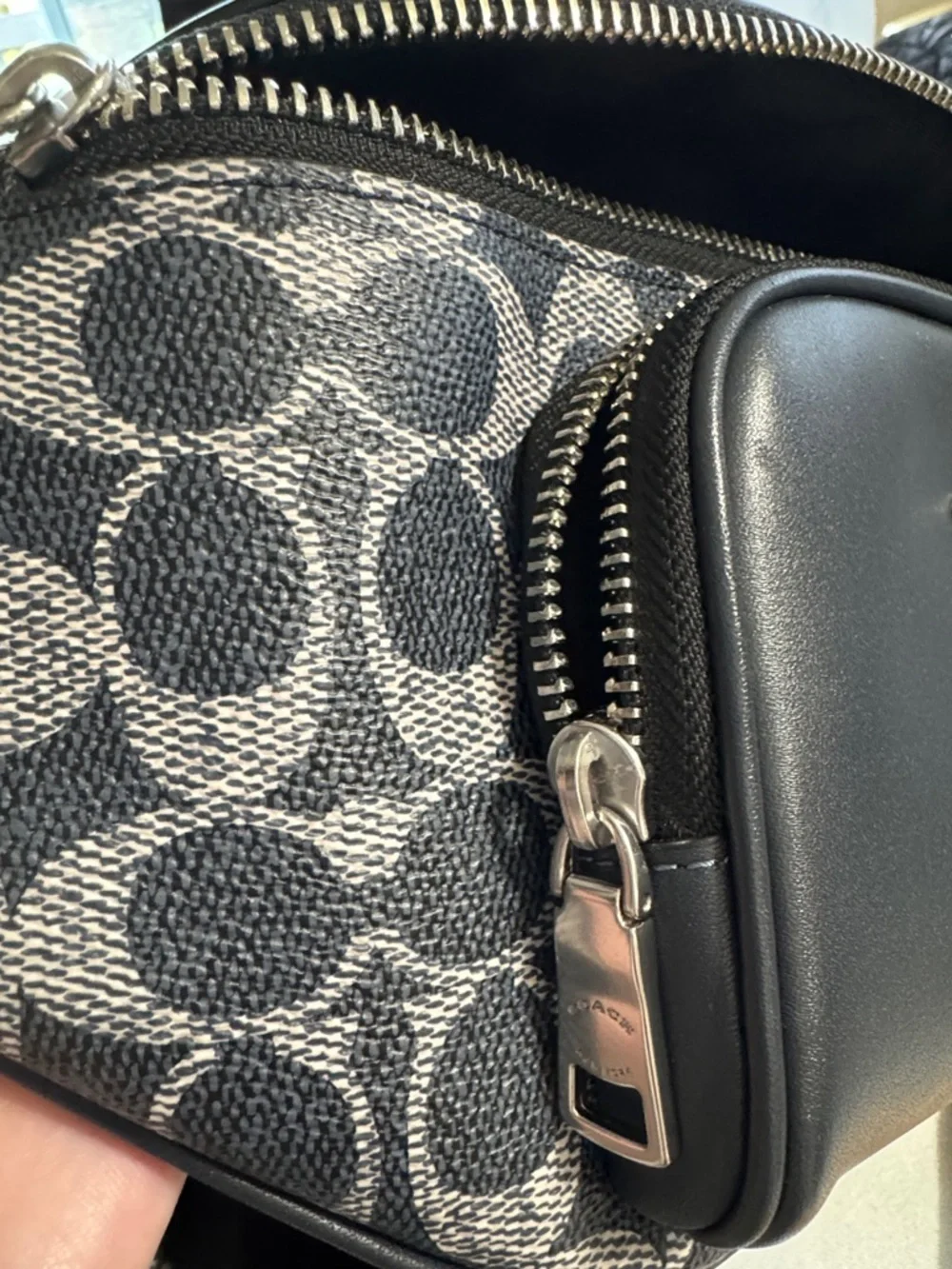Coach Racer Small Belt Bag in Signature Canvas and Leather NWT